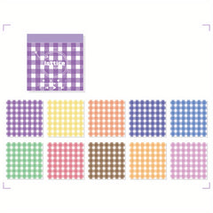 Hand Painted Sticky Notes Dreamy Check Series 400 Sheets