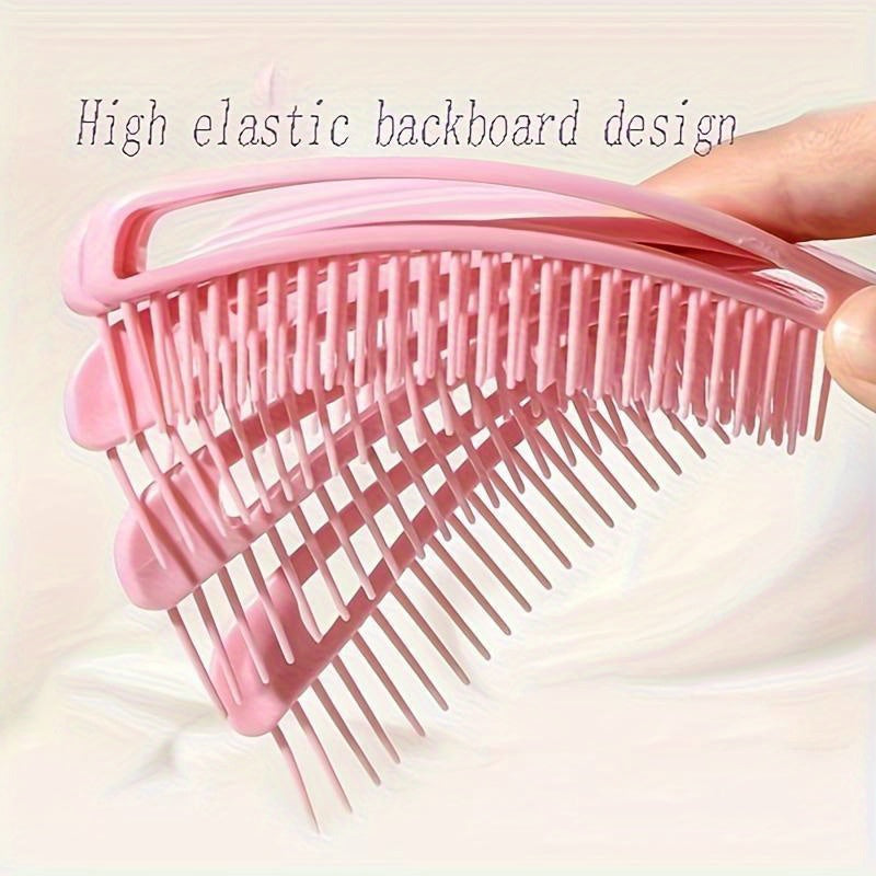 Wet & Dry Hair Comb Fluffy Styling Tangle Nylon Bristles Scalp Massage