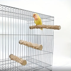 Wood Parrot Perch w/ Grinding Pepper for Claw Health