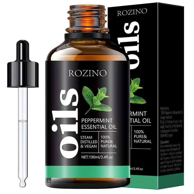 100ml Peppermint Essential Oil 100% Natural for Massage Skin Care Aromatherapy