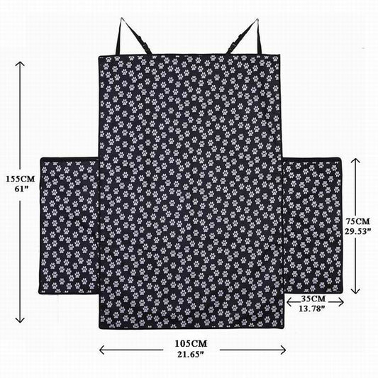 Cat Paws Print Car Trunk Mat Dogs Waterproof Anti Slip Wear Resistant