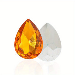 20pcs Glass Water Drop Drill Mobile Phone Sticker DIY Decoration Accessories