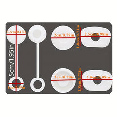 Spill Proof Silicone Stopper 6pcs Kitchen Tumbler Accessories