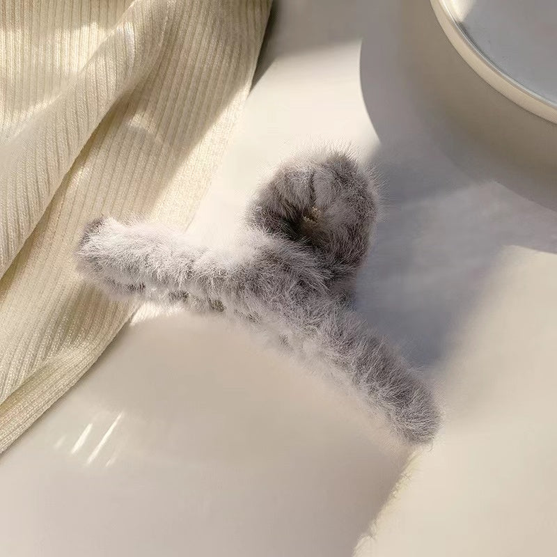 Women's Winter Fur Hair Clip Hair Accessories 1pc