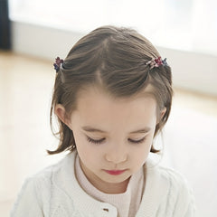 50pcs Cartoon Flower Hair Clips for Baby Girls