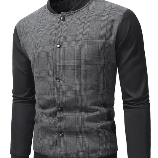 Men's Patchwork Jacket Christmas S-3XL