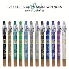 Waterproof Gunmetal Gray Eyeshadow Stick Creamy Metallic Shadow