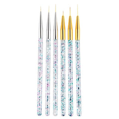 3Pcs Nail Art Liner Brushes Nail Gel Polish Painting Brush Set