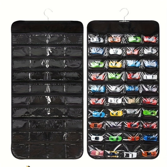1:64 Scale Car Model Hanging Bag - Dust Proof Organizer & Display Rack