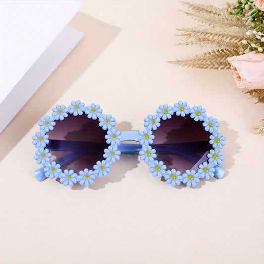 Daisy Flower Sunglasses Candy Gradient Glasses UV400