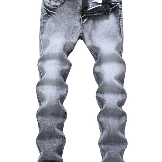 Men's Vintage Slim Washed Denim Jeans
