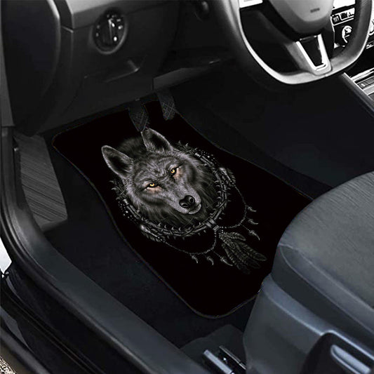Wolf Print Car Seat Floor Mat - Add Style and Comfort to Your Vehicle