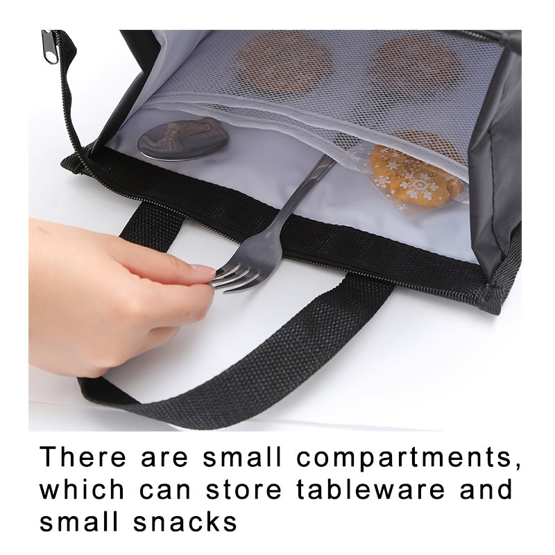 Insulated Thermal Lunch Bag - Waterproof Oxford Cloth