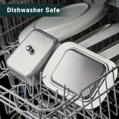 Stainless Steel Butter Box with Cover, Creative Butter Dish, Cheese Storage Box