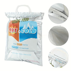 Insulated Aluminum Foil Thermal Bag for Takeout, 50x50cm