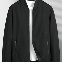 Men's Zipper Baseball Jacket Windproof Casual Spring Autumn