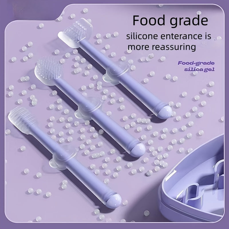 Kitten Pet Silicone Toothbrush Cat Brushing Dog Toothpaste