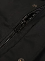 Men's Skull Print Baseball Jackets Solid Jacket Thermal Outerwear