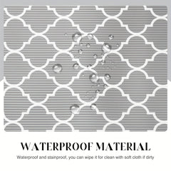 Non Adhesive Kitchen Shelf Liner Roll Moisture Proof Anti Slip Fridge Table Pad