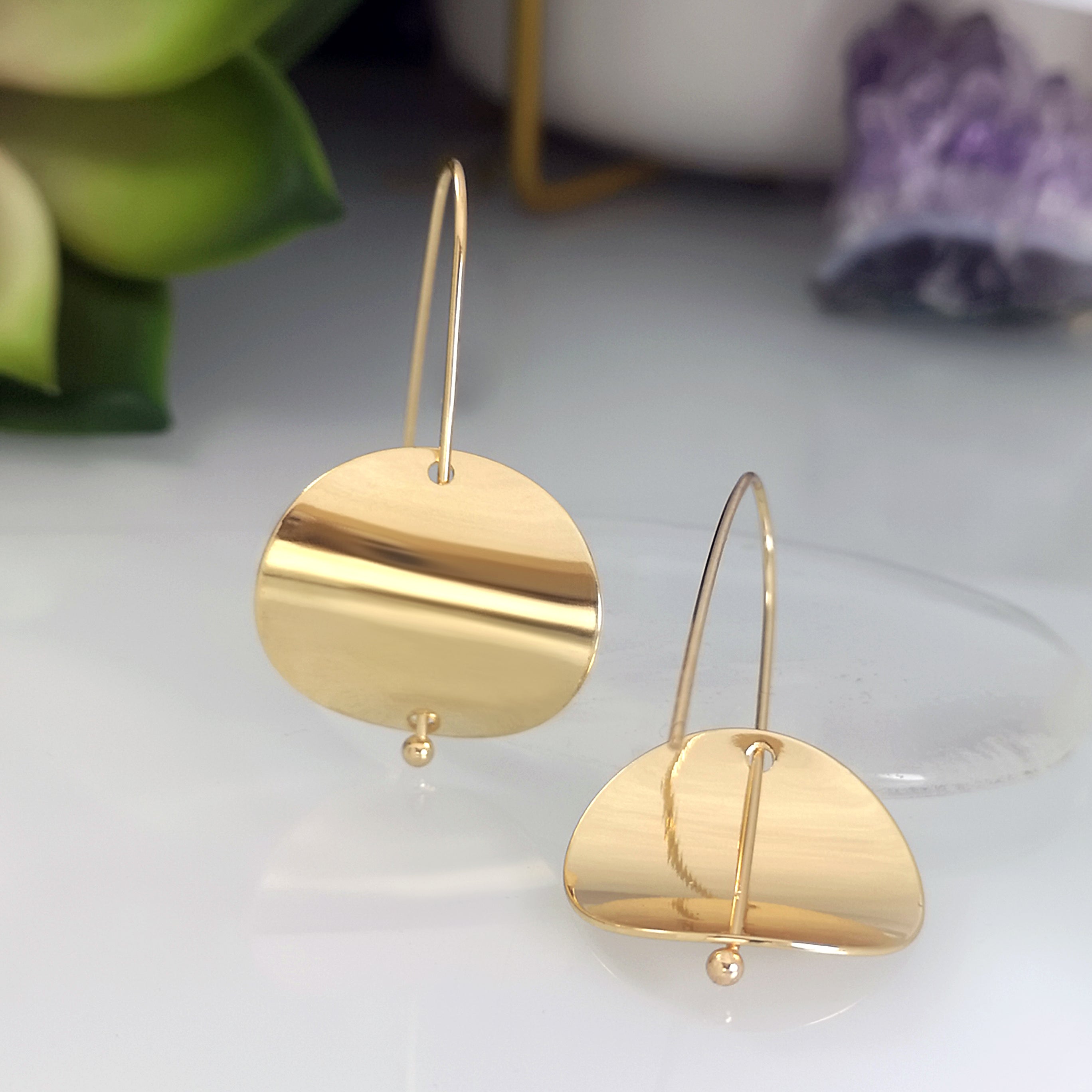 Vintage Drop Earrings 925 Silver Plated for Women