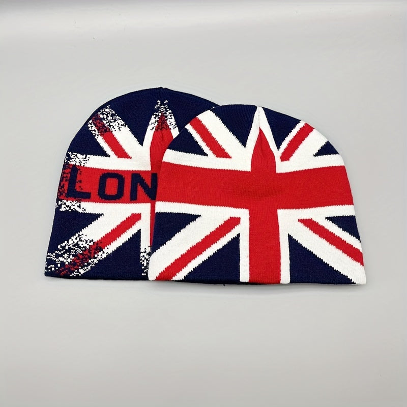 British Flag Beanie Hat Autumn Winter Street Warm Hat