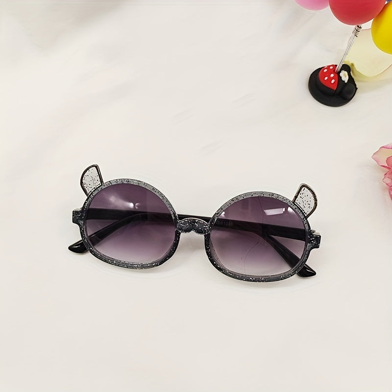 Cartoon Kitten Sunglasses for Kids, Sun Protection Accessory
