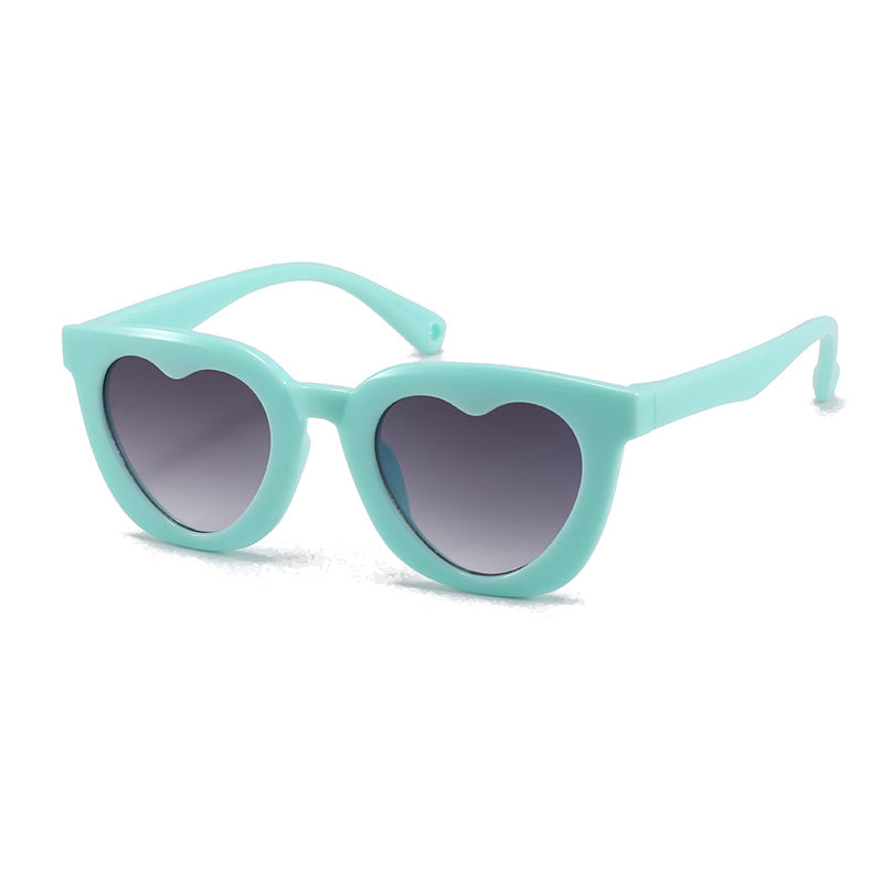 Heart Shape Sunglasses Sun Protection for Girls Boys