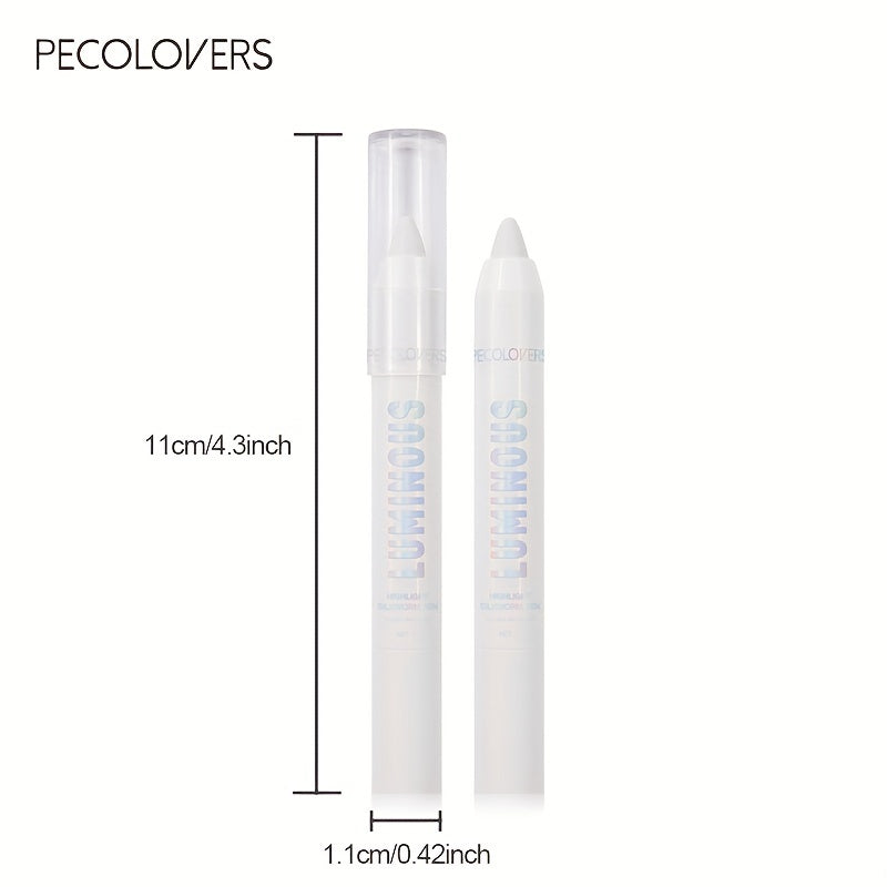 Long Lasting Glitter Highlighter Pencil Waterproof Silver