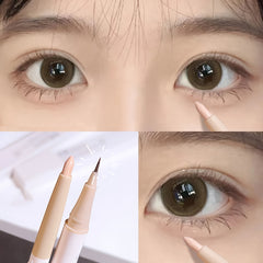 Waterproof Double Headed Eyeliner Pen for Long Lasting Smudge Application