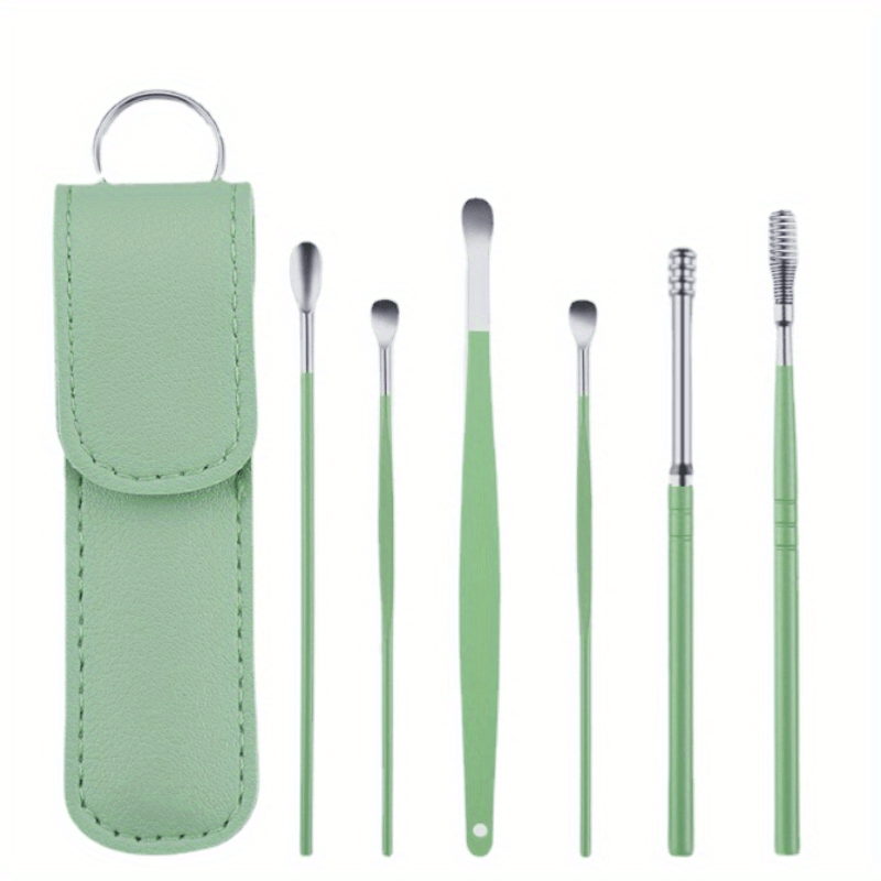 Stainless Steel Ear Pick Set Professional Ear Wax Remover 6Pcs