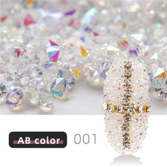 Glass Crystal Flat Back Nail Rhinestones 1440pcs