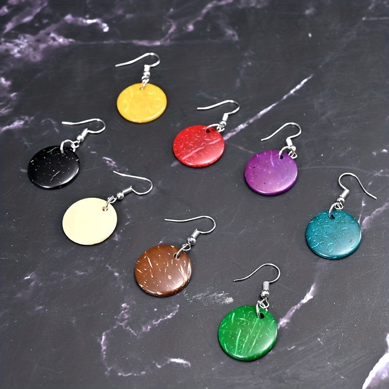 Boho Style Multilayer Necklace Set & Earrings