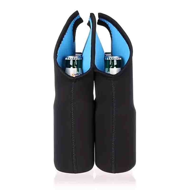 Neoprene Bottle Cooler Bag Insulated - Holds 6 Bottles
