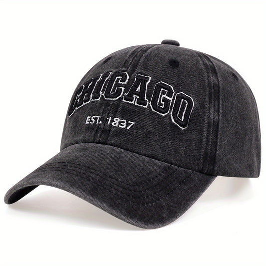 Chicago Baseball Cap Vintage City Dad Hat