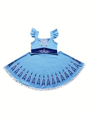 Girls Camisole Princess Dress Ice & Snow Fairy Tale Character Costume