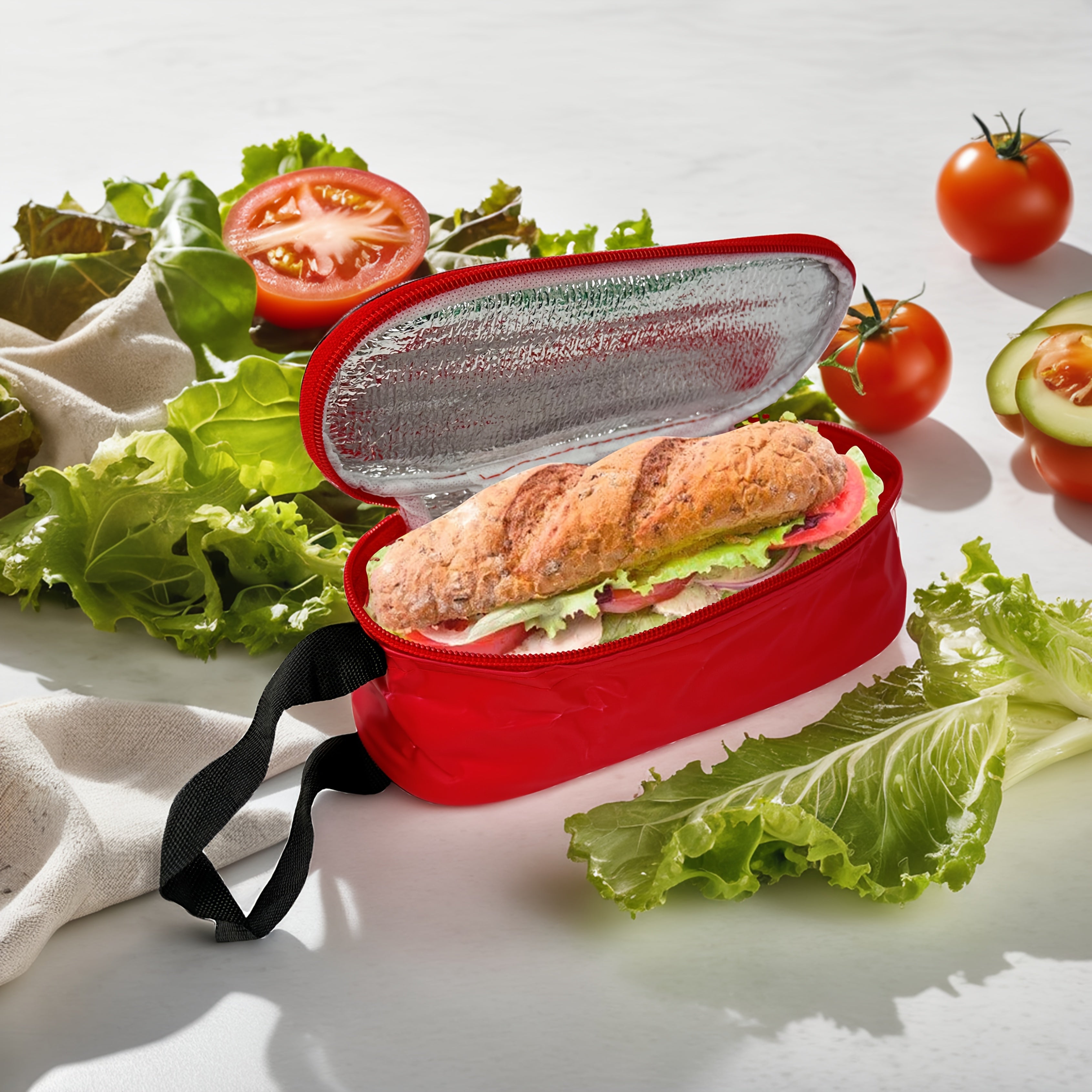 Insulated Ice Bag Waterproof Food Bag Portable Storage for Bread Milk Snacks