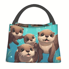 Otter Insulated Lunch Bag Reusable Cooler Tote for Work Picnics
