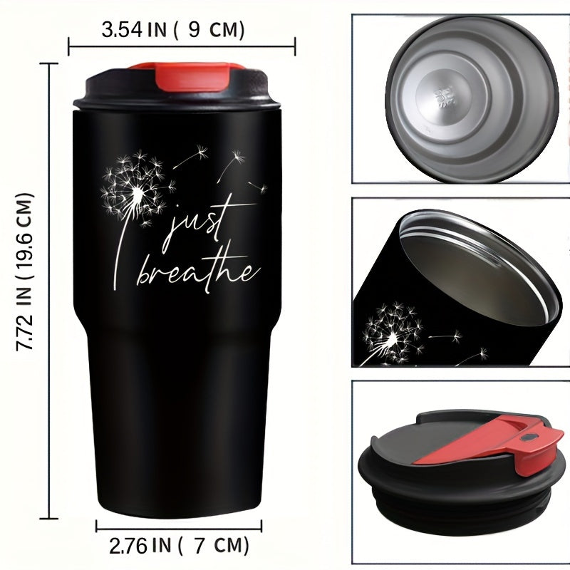 20oz Stainless Steel Tumbler with Lid Insulated Travel Mug