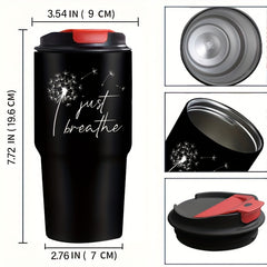 20oz Stainless Steel Tumbler with Lid Insulated Travel Mug