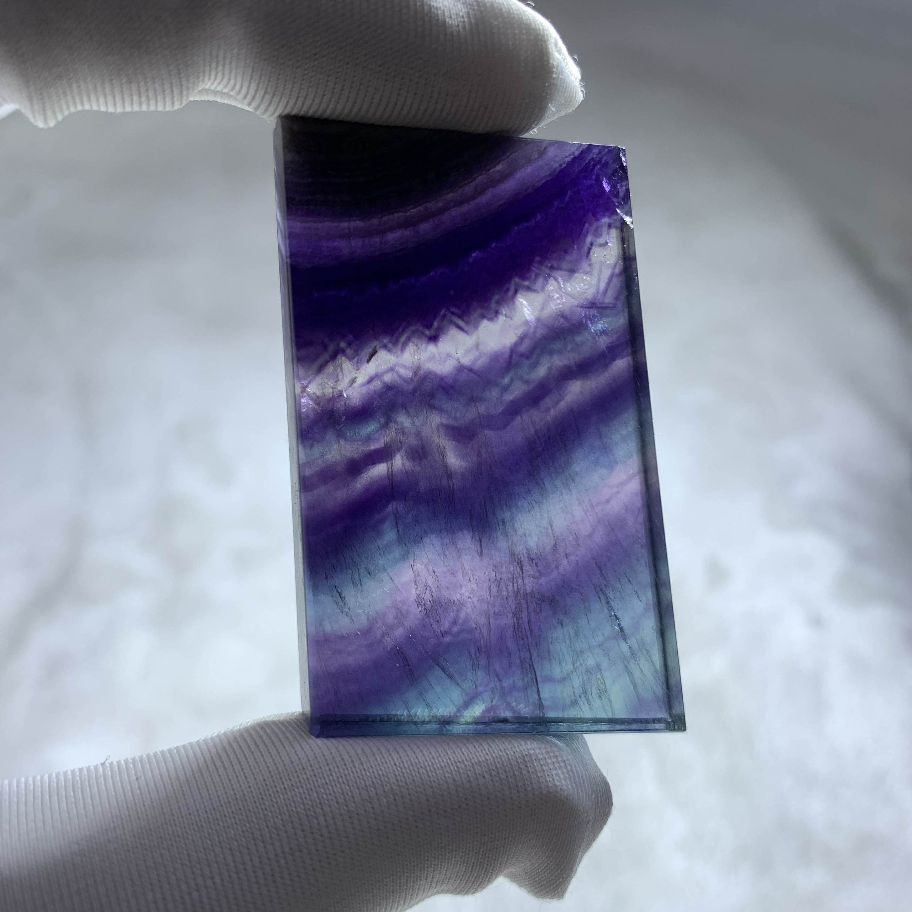 Colorful Fluorite Flake Mineral Ornaments for Home and Office Use