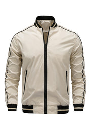 Men's Patchwork Jacket Baseball Large Size Loose Jacket