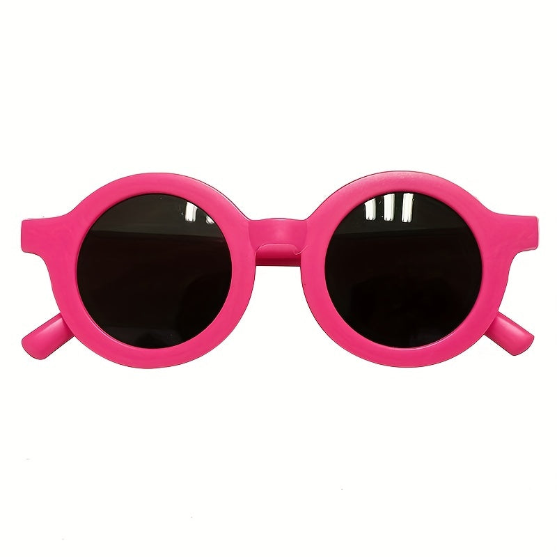 Round Frame Sunglasses for Girls Boys Kids Baby