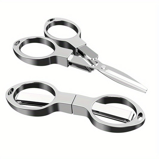 Portable Stainless Steel Folding Scissors for Travel