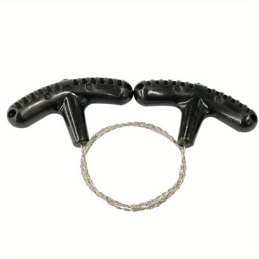 Portable Steel Wire Saw for Camping and Emergencies Lightweight Survival Tool