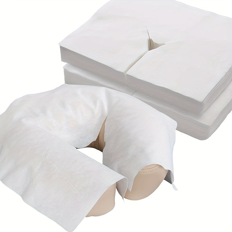 100pcs Disposable Face Cradle Covers for Massage Tables Chairs Spa Bed