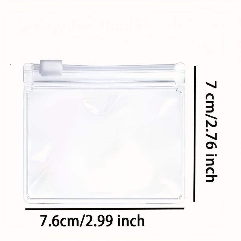 Reusable Medicine Storage Bags Set Zipper Bait Jewelry Self Sealing