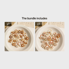 20pcs Cartoon Mini Hair Ties Set Decorative Hair Accessories Gift Girls