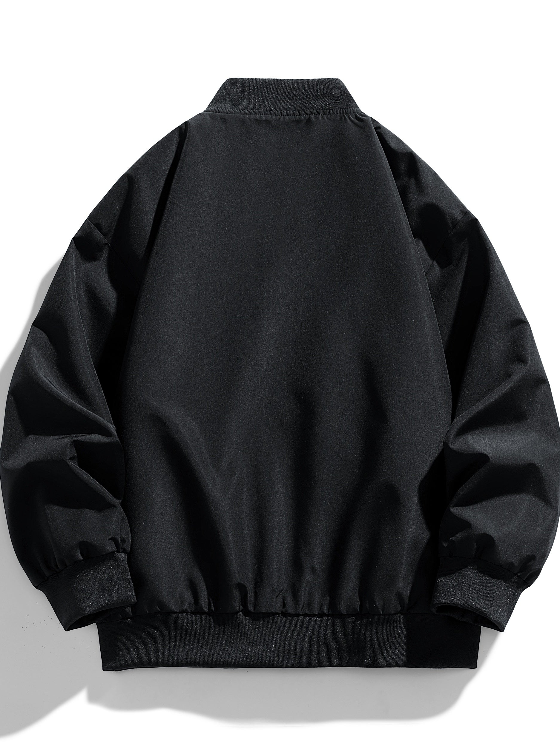 Men's Casual Baseball Collar Jacket Coat For Spring Fall