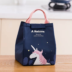 Cute Insulated Lunch Bag for Kids, Leakproof Cartoon Theme