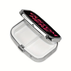 Metal Pill Organizer Wallet Portable Travel Medicine Case